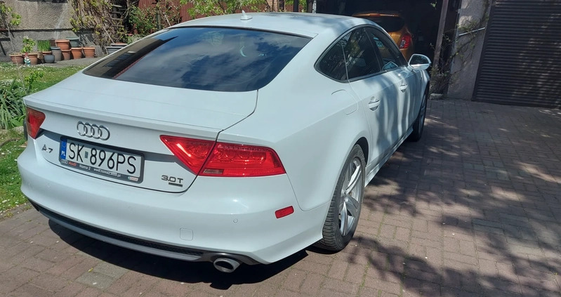 Audi A7 cena 69000 przebieg: 209400, rok produkcji 2012 z Katowice małe 326
